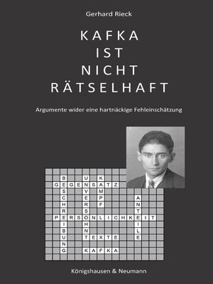 cover image of Kafka ist nicht rätselhaft